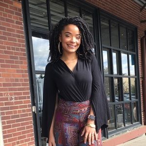 Black leotard Blouse